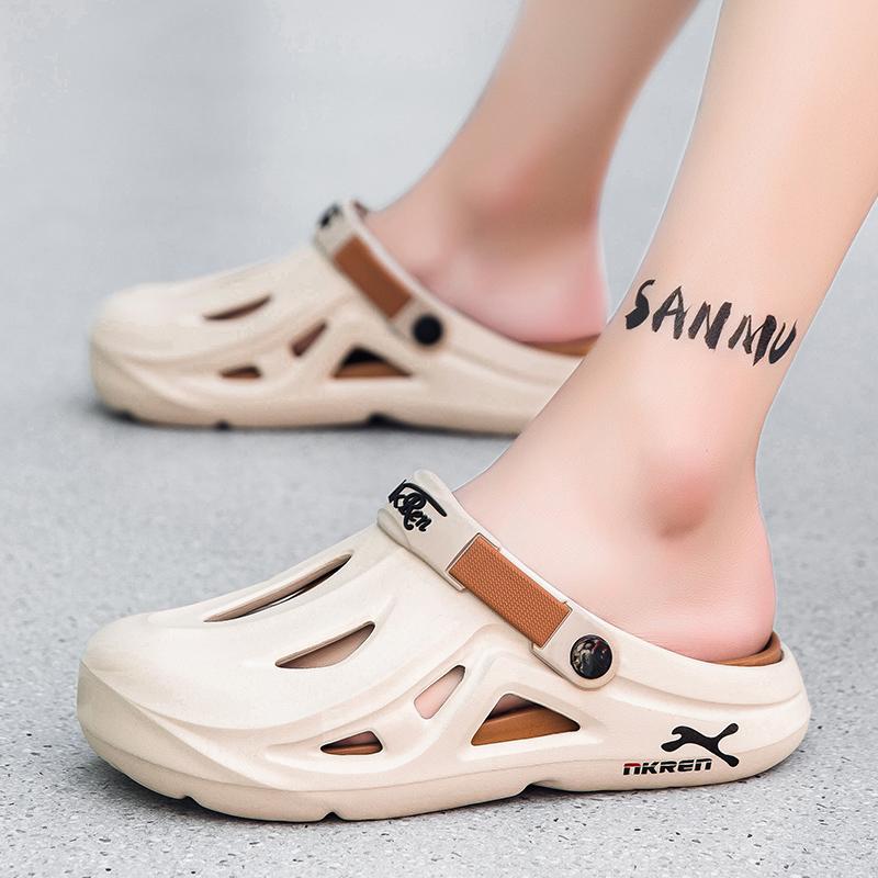 Fashion Beach Shoes Men Beach Slippers Outdoor Garden Clogs Summer Slippers Shoes Fashion Luxury Sandals Comfort Home Soft Slippers