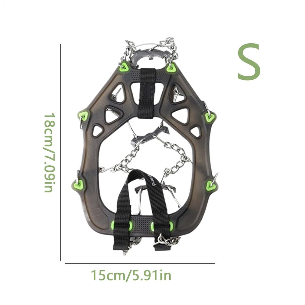 Ice Shoes Grippers Cold-proof Anti-slip Non Slip Gripper Spikes For Fishing Hiking Walking Climbing Mountaineering Women Men