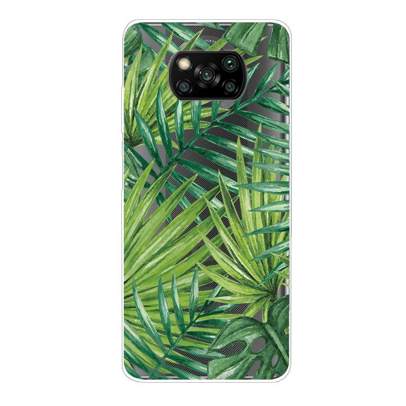 For Xiaomi Poco X3 NFC Case TPU Silicone Soft Cartoon Clear Case for Poco X3 Pro Phone Cover PocoX3 Pro Global Transparent Coque