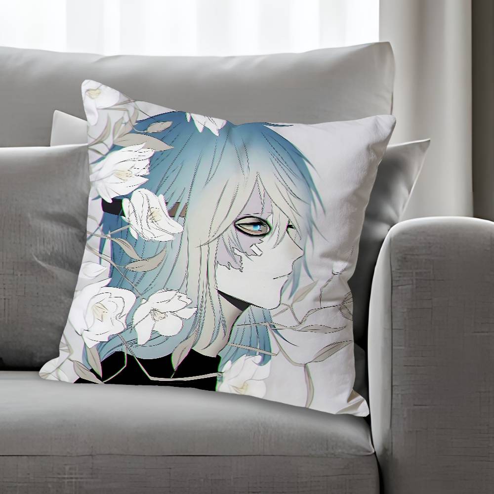 Game SSallys FFace Anime Celebrity Merchandise AllMatch Printed Pillow Case Sofa Car Office Room Decoration Protector