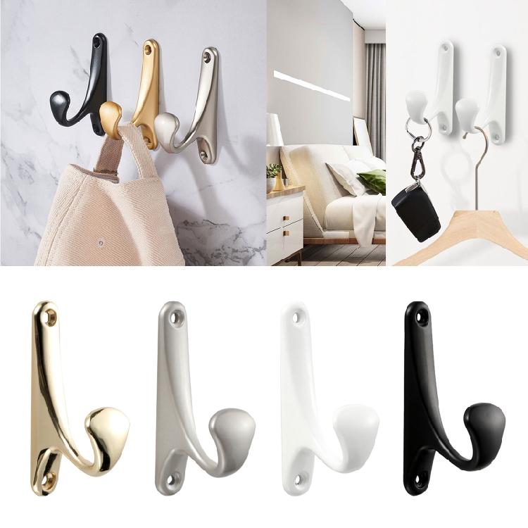 Hotel Hanging Hooks Bracket with Nail Hanging Organizer for Bags Towels Umbrella