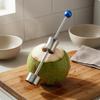 Manual Coconut Tool Pointed Tip Opener Long Shaft for Kitchen
