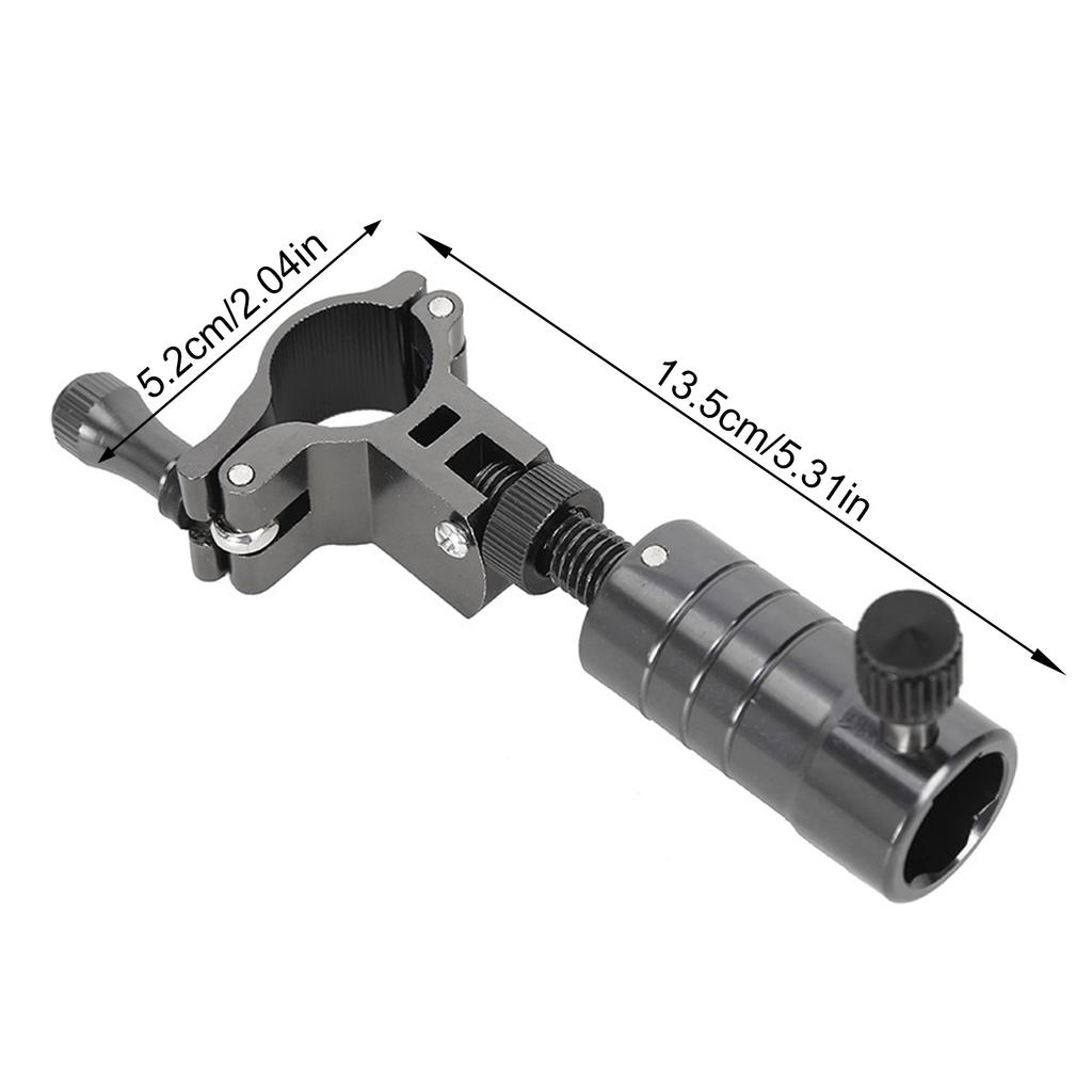 Fishing Rod Holding Bracket Holder Aluminum Alloy Ground Holder Bracket Detachable Fish Poles Holder Easy To Use