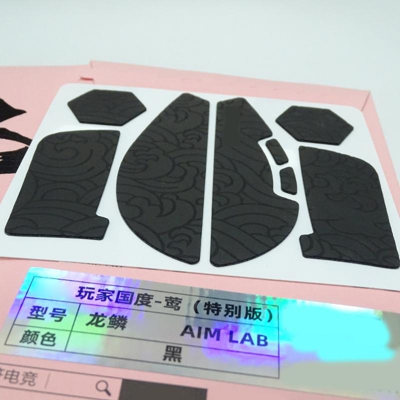 Nastro Adesivo per Presa del Mouse Skates Adesivo Fatto a Mano per Mouse ROG Harpe Aim Lab Pelle Antiscivolo Professionale Assorbi Sudore