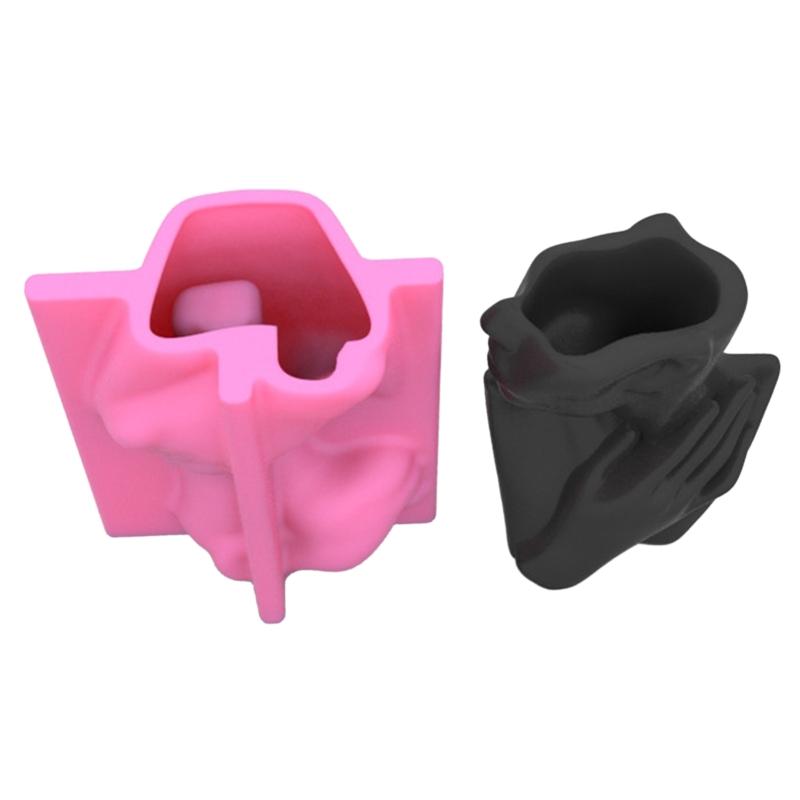 Half-body Human Body Vase Silicone Pot Mold Succulent Flowerpot Clay Cement Plaster Mold DIY Home Garden Flower Pot Mold