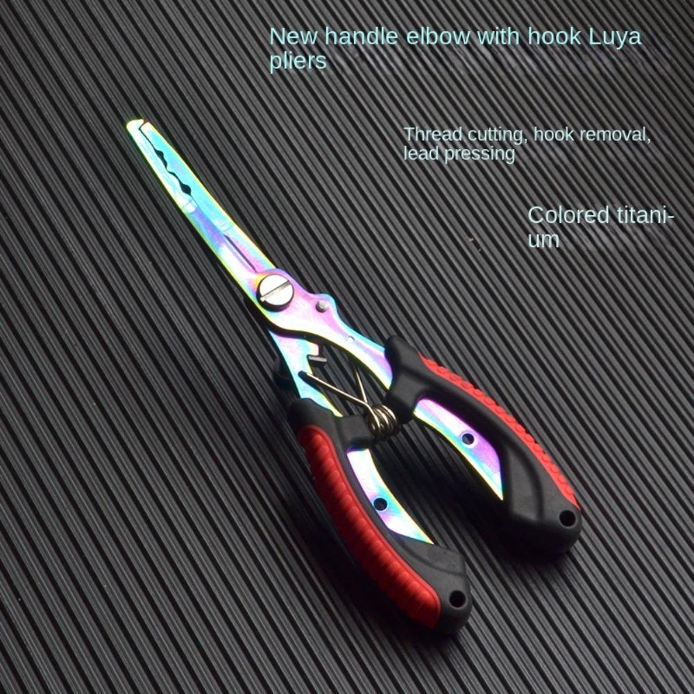 Edelstahl Angelzange Kunststoffgriff Hakenlöser Tragbares Clipper-Werkzeug Multifunktion