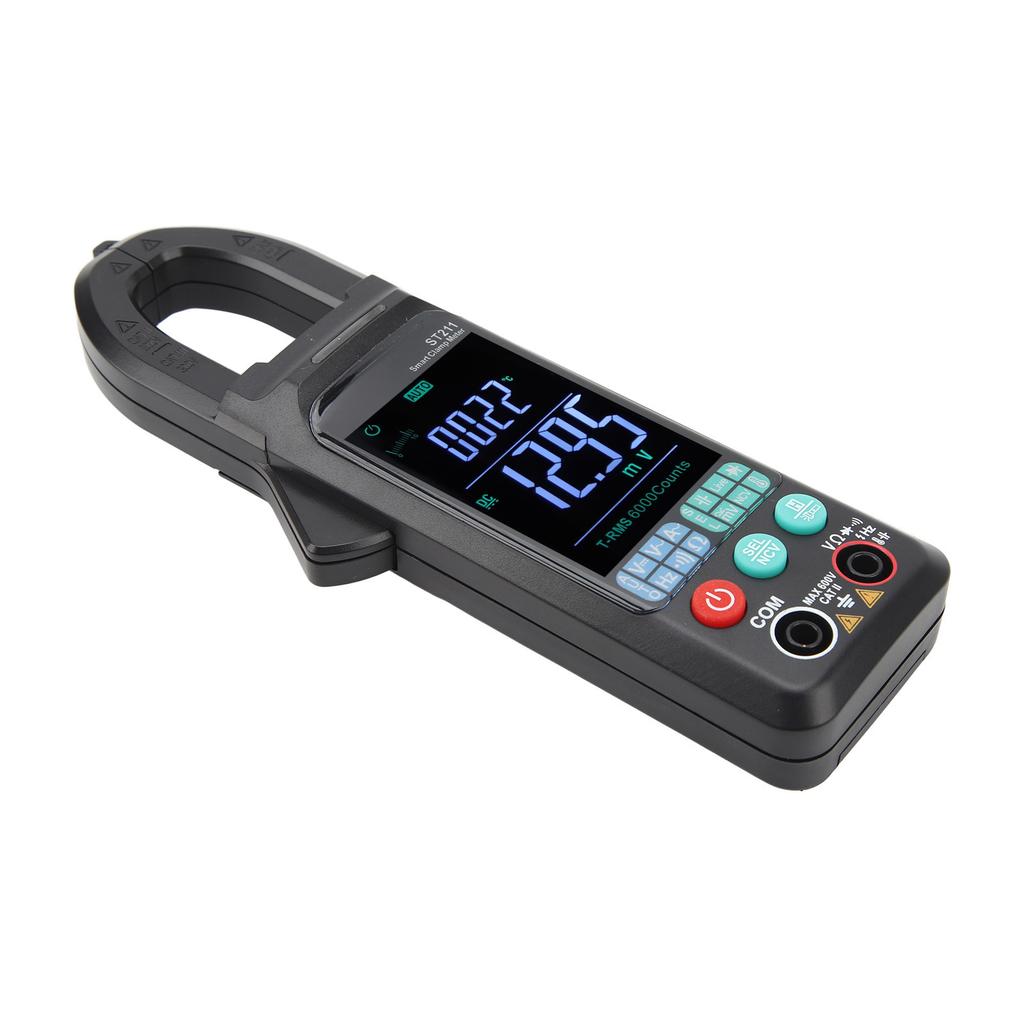 Color Large Screen Clamp Meter Automatic Intelligent Multimeter Multifunction AC DC Voltage Resistance Capacitance