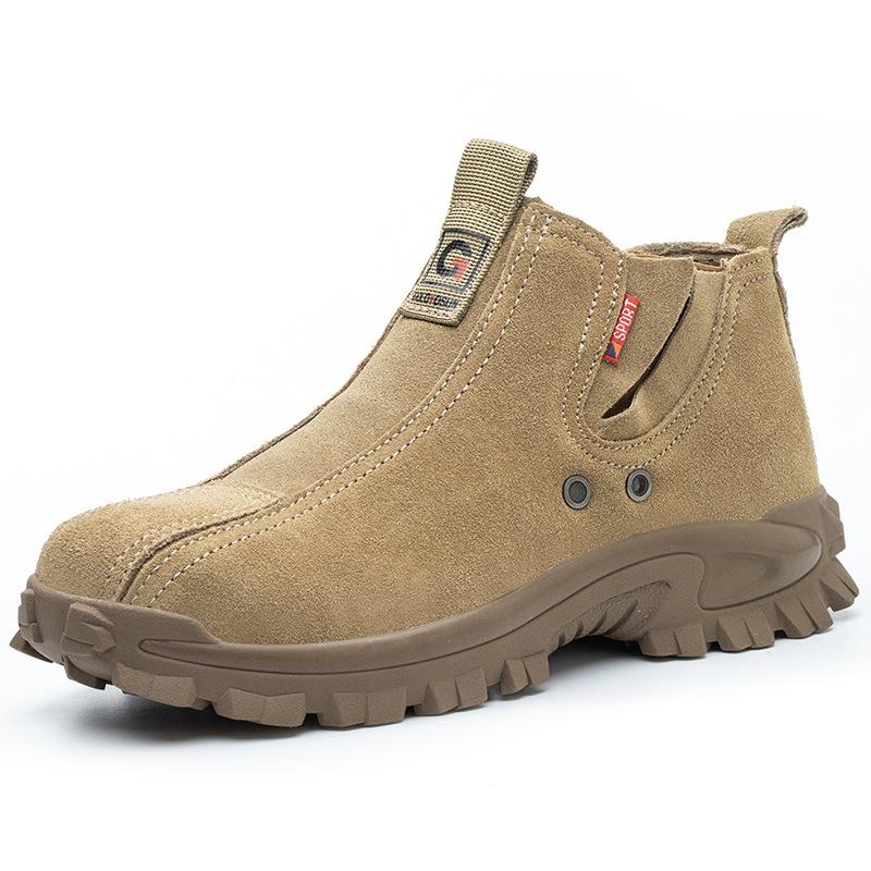 Arbeitsschuhe Herren Anti-Stoss, Durchtrittsicher, Atmungsaktiv, Leicht, Abriebfest und Hochtemperaturbeständig Schweisser