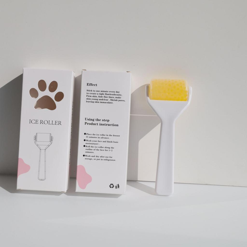 Ice Roller,Face Care Roller Massager for Puffiness Relief Pain and Minor Injury,Skin Beauty Tool to Tighten Pores Whiten Skin