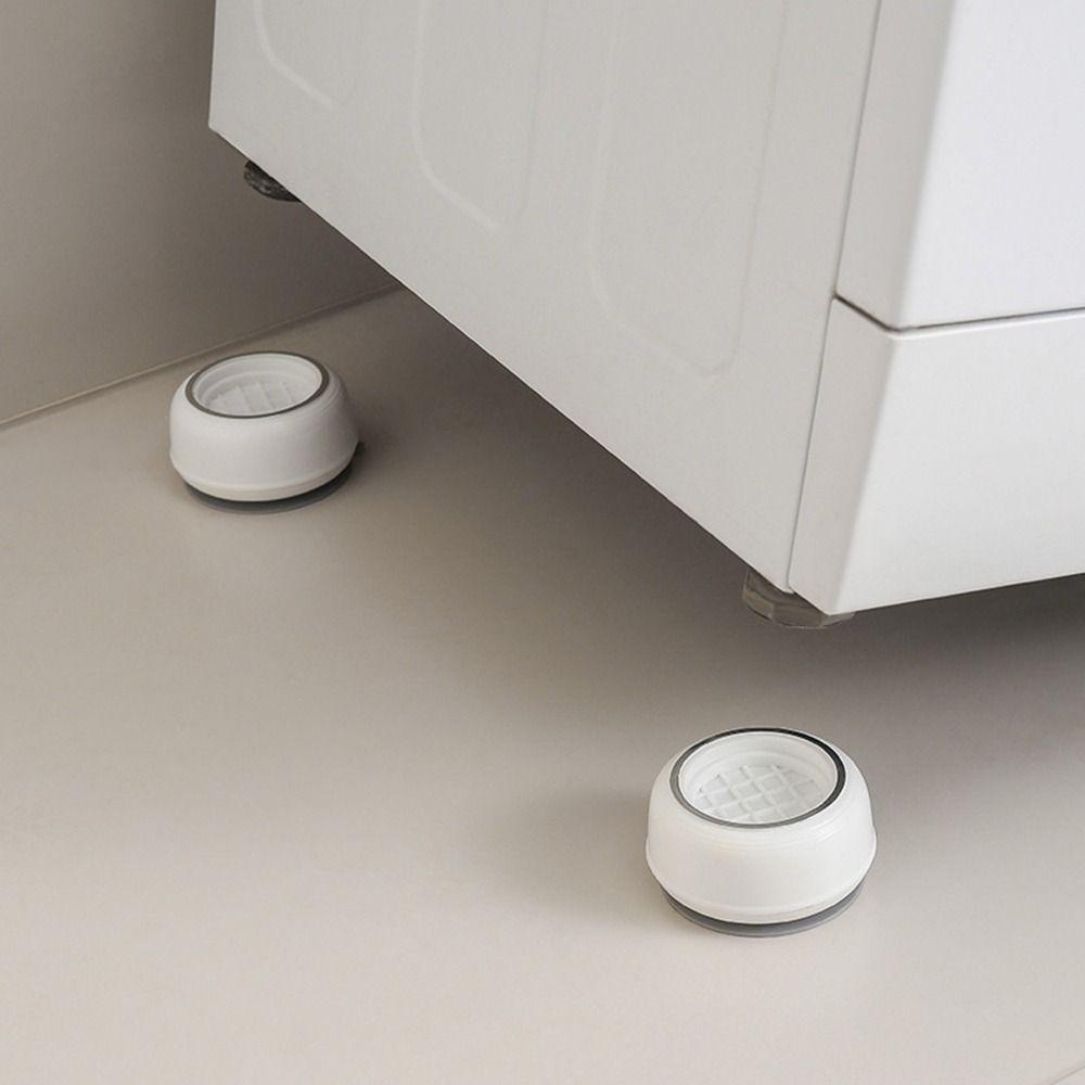 4PCS Stable Silent Washing Machine Foot Mat Anti-slip Suction Cup Anti Vibration Pads Furniture Lifting Foot Base Universal