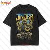 Retro Jinjer Band Skull Album Vintage Oversized TShirt Black All Sizes S Xl F R