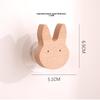 Japanese Cute Animal Wooden Wall Hook - Moon Cartoon Design Nordic Decor