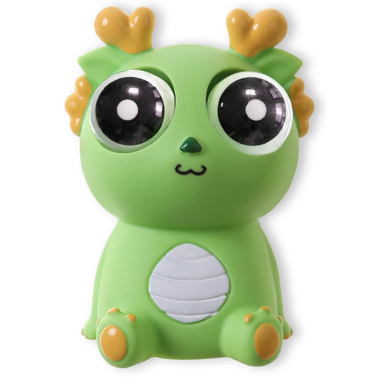 

Игрушка для снятия стресса Squeeze Eyeball Dragon, забавные игрушки с выскакивающими глазами, сувениры для вечеринок, идеальный подарок на все случаи жизни 11*6.5cm светло-зеленый