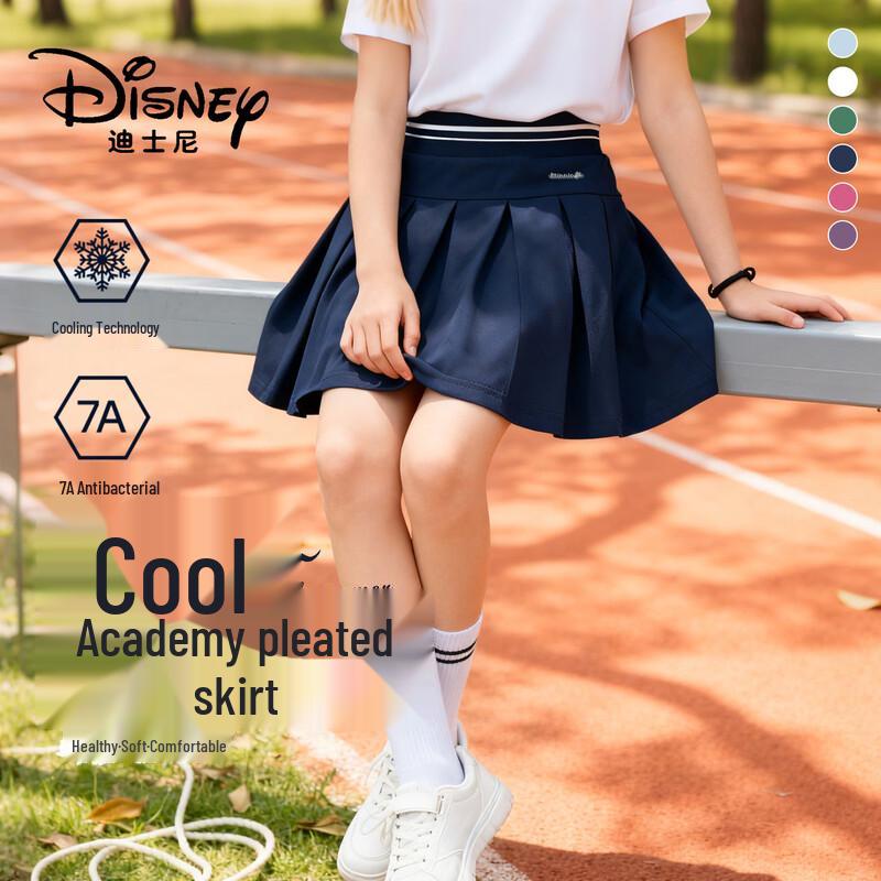 Disney Girls Summer Cartoon Pleated Skirt 120