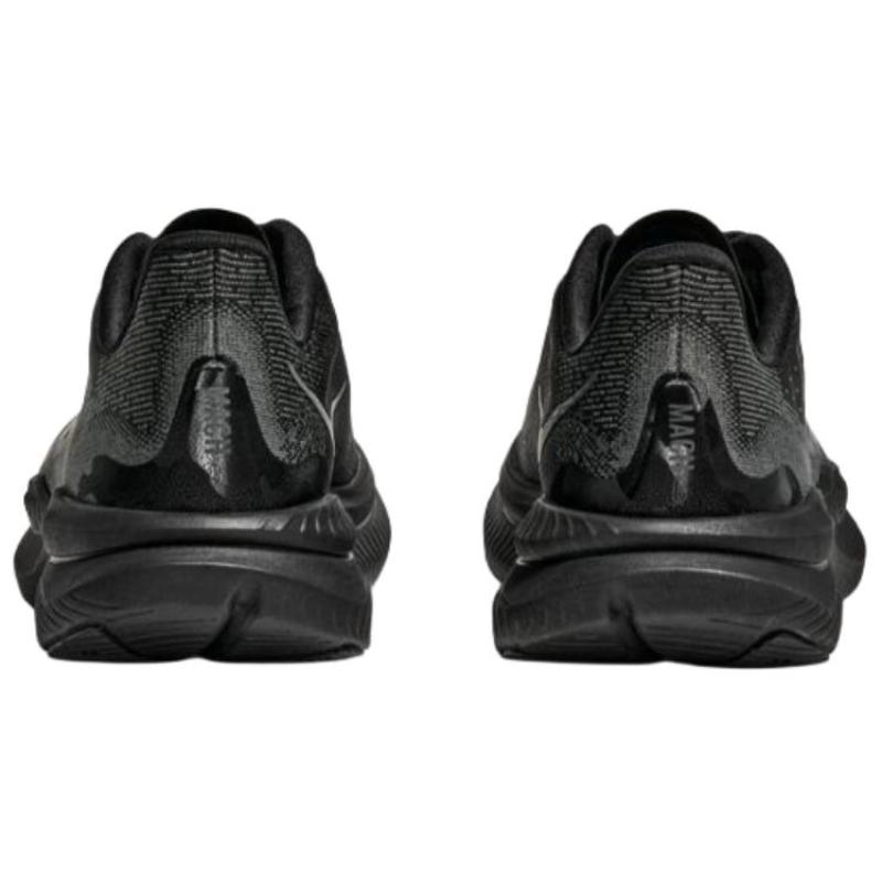 HOKA ONE ONE MACH 6 Abrasion Resistant, Breathable, Lightweight Running Shoes Men's Black Sneakers 1147790-BCKT