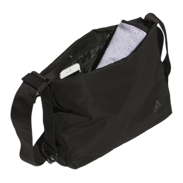 Neue Adidas Polyester Umhängetasche, Crossbody Bag Herren Schwarz JY9117