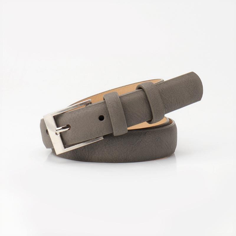 Belt Women'S Fashion Alloy Pin Buckle Women'S Belt Simple Casual Decoration Jeans Belt