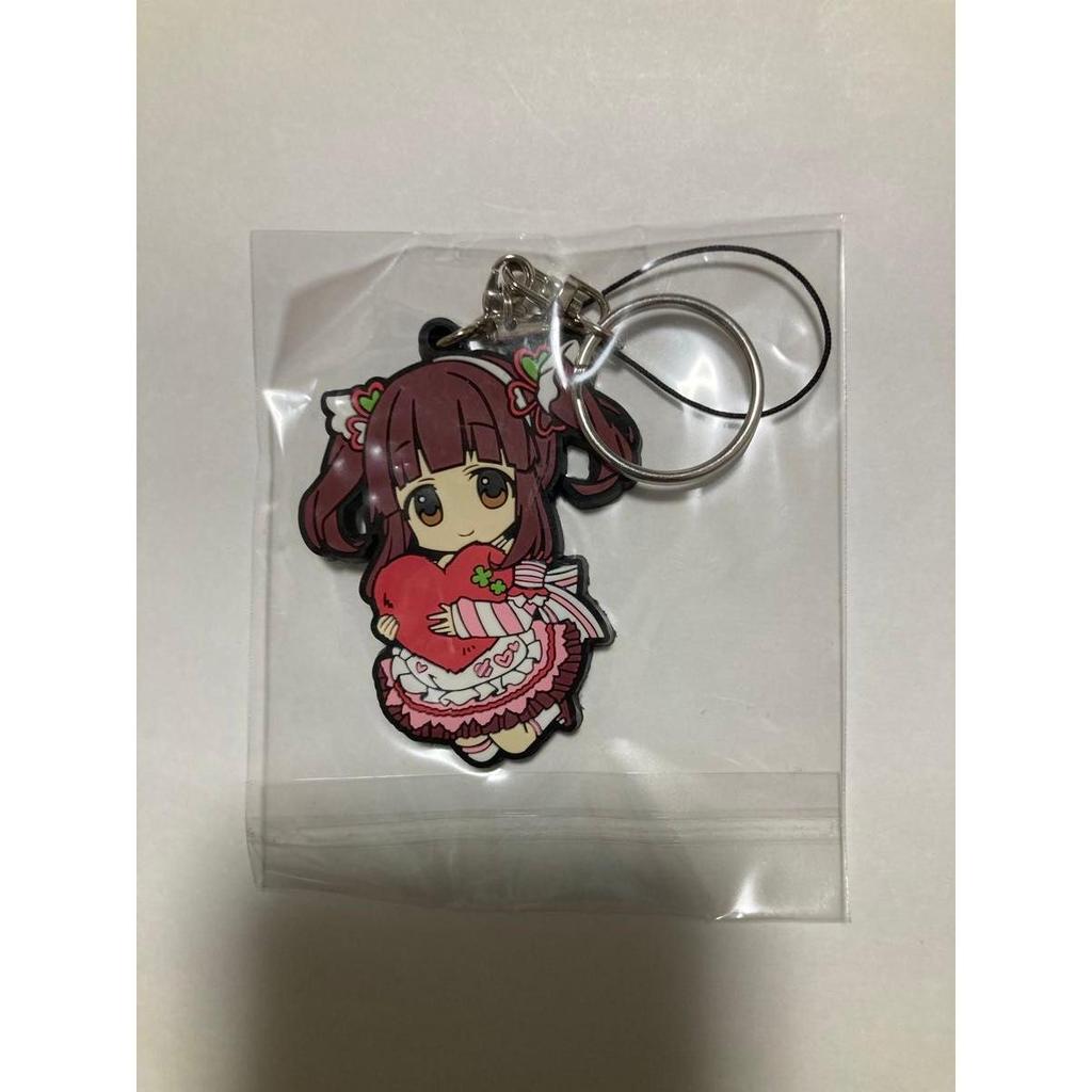 Used THE IDOLM@STER CINDERELLA GIRLS Chieri Ogata Rubber Strap Keychain
