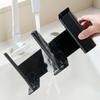 3-in-1 Coffee Machine Cup Holder Side-Mounted Space Saving Cup Storage Holder with Straw Slot Large Capacity