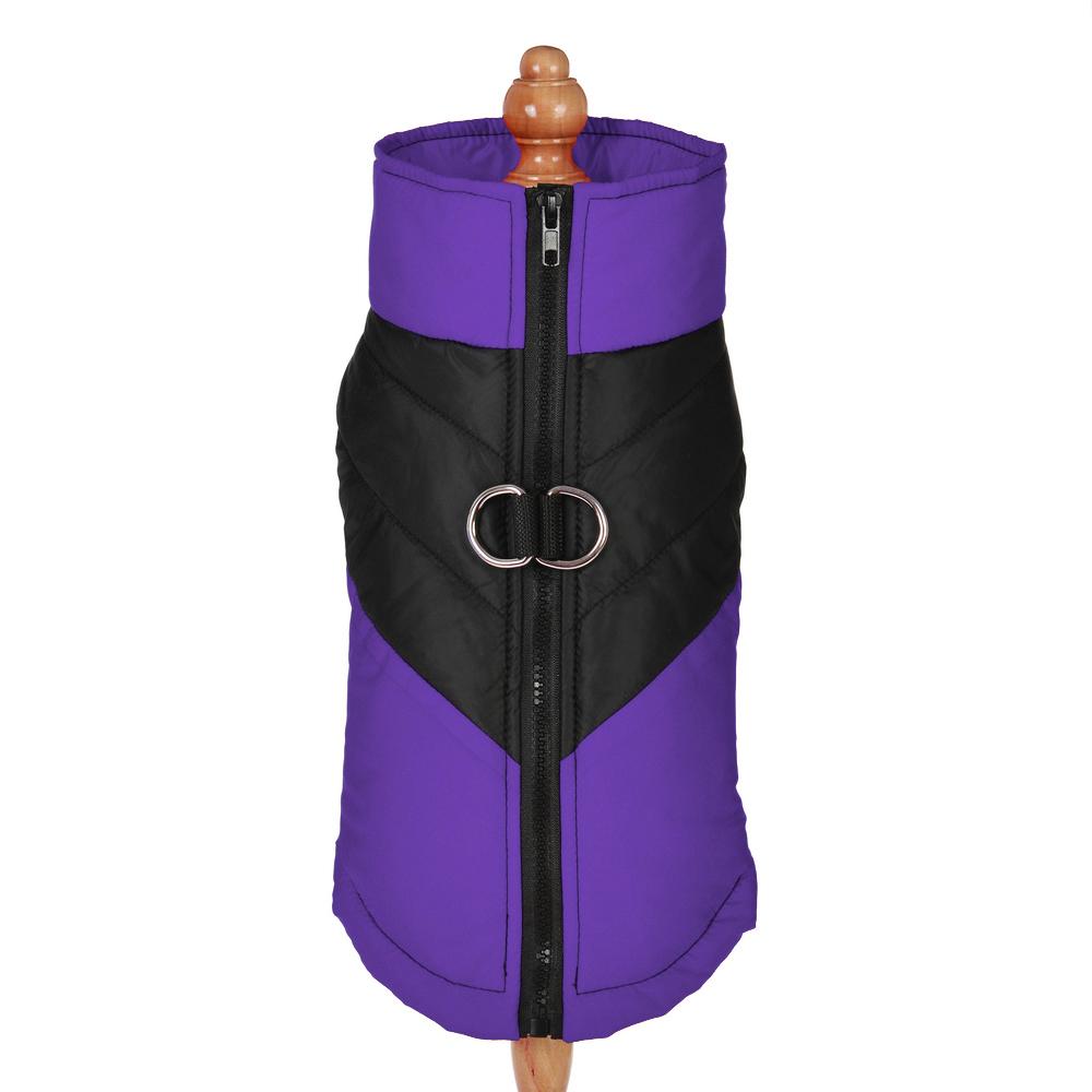 Winter Warm Dog Clothes Windproof Jacket For Small Medium Dogs Cat Puppy Vest Coat with D-ring Chihuahua French Bulldog Outfits