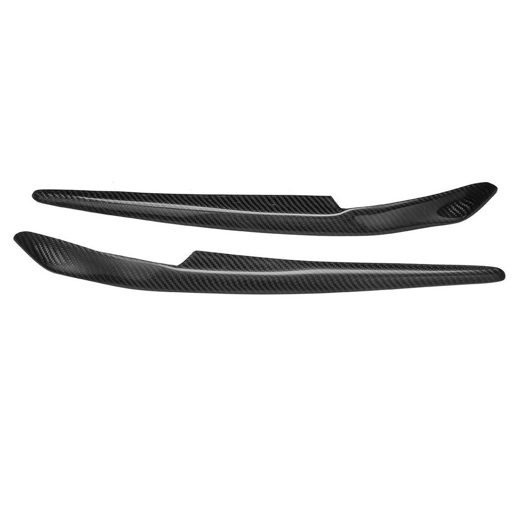 Headlight Eyelid Headlamp Eyebrow Trim For Mitsubishi Lancer EVO X 2008-2014 Carbon Fiber Front Head Light Lamp Lid Cover Brow