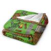 Build a Camp 99 Nights in the Forest Fleece Blankets Vintage Throw Blanket for Home 150*125cm Bedspreads