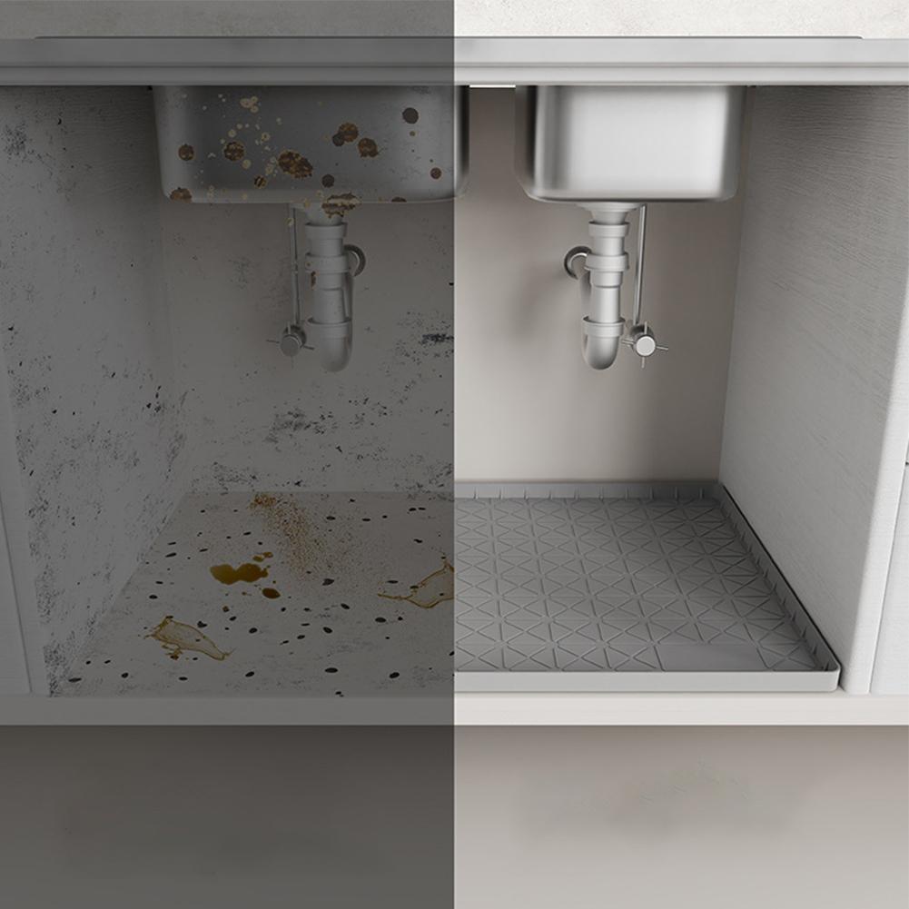 Bathroom Storage Solution Under Sink Mat Kitchen Protector Environmentally Friendly Sink Mat Cleaning Mat Versatile For Home Use