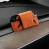 Multi-functional Suede Car Visor Storage - Sunglasses and Contact Lens Clip