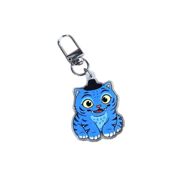 K-POP DEMON HUNTERS Gat-wearing Tiger Acrylic Keyring (3 Options)