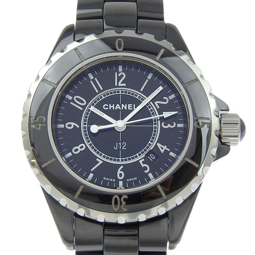 

CHANEL J12 Watches H0682 blackDial ceramic Quartz Analog display Women Used