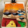 1 buc. Pătură din flanelă cu imprimeu Alvin și veverițele, Calitate înaltă, pentru toate anotimpurile, Decor pentru casă, Căldură și confort, Perfectă pentru cadouri de Crăciun