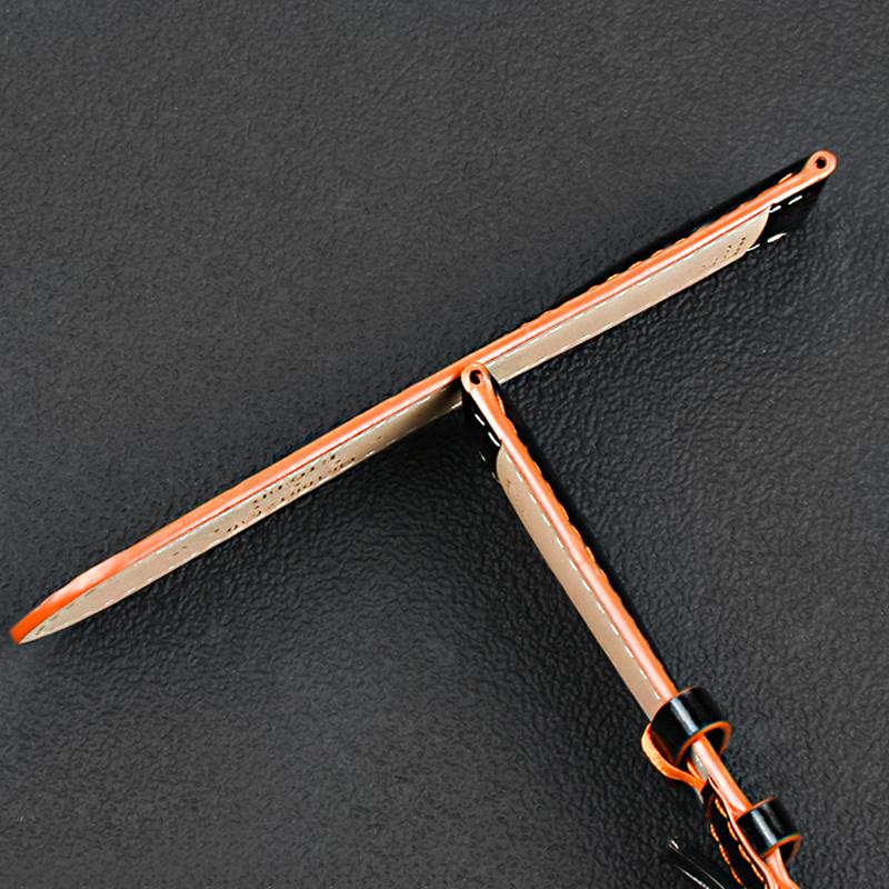 Leather Strap For Mido Helmsman M005 Orange Rudder M005614 m005430A Male Watch Chain with Butterfly Clasp Bracelet 22mm 23mm