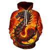3D Sweater Digital Printing Personalized Wolf Head Pullover Hoodie Casual Sweater