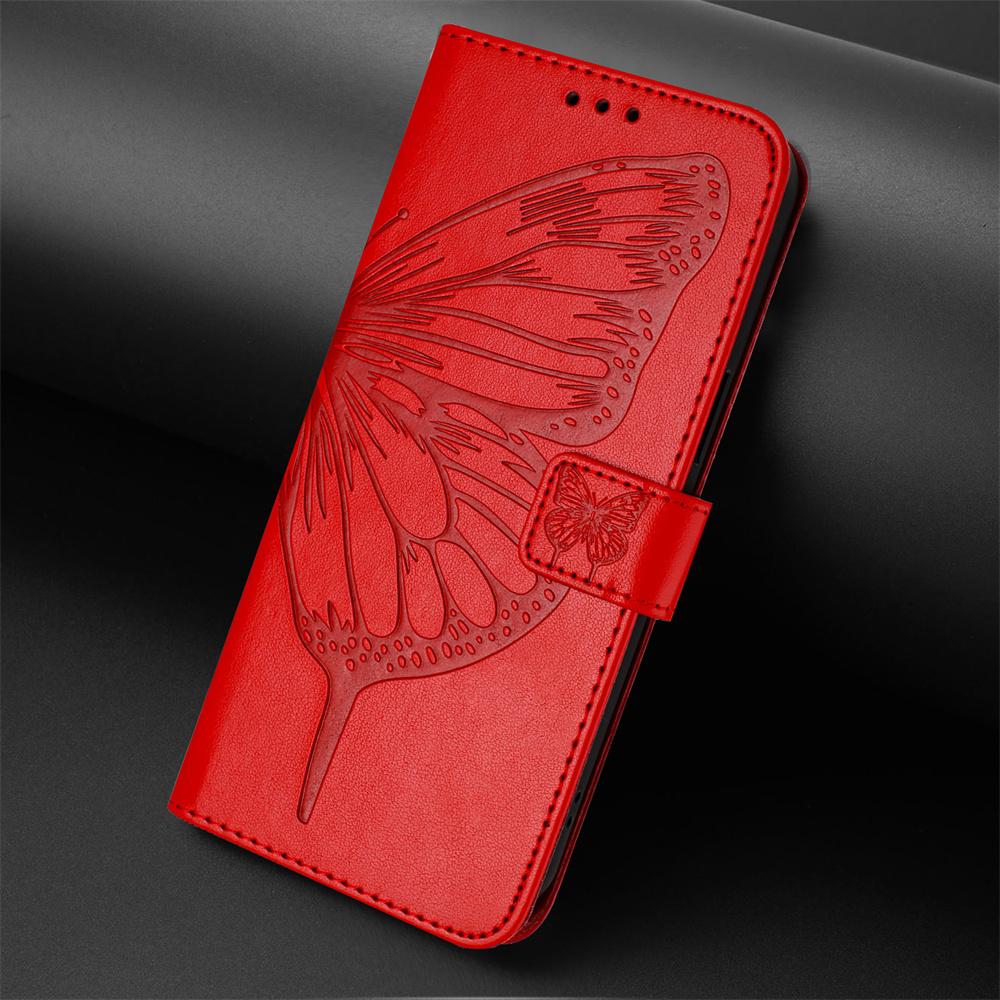 Fashion Butterfly Flower Magnetic Flip Leather Wallet Case for Poco F8 Pro F8 Ultra F7 F7 Pro F6 F6 Pro F5 F5 Pro Cover