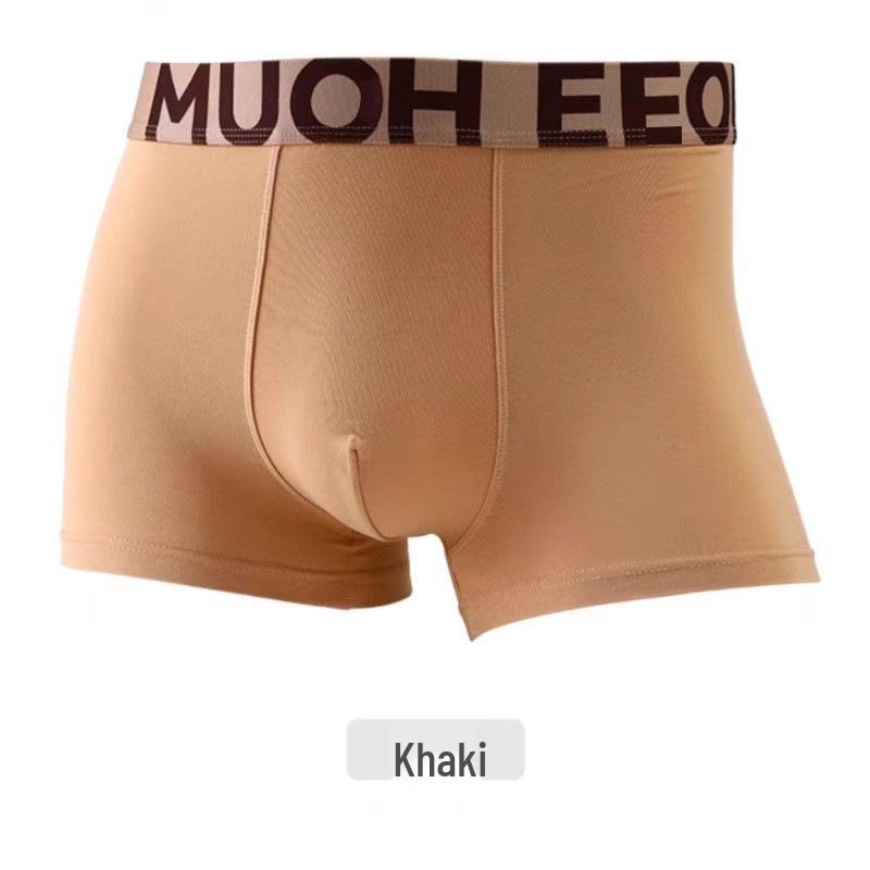 Men's Pure Cotton Antibacterial Boxer Briefs - Comfortable, Breathable, Mid-Rise Shorts