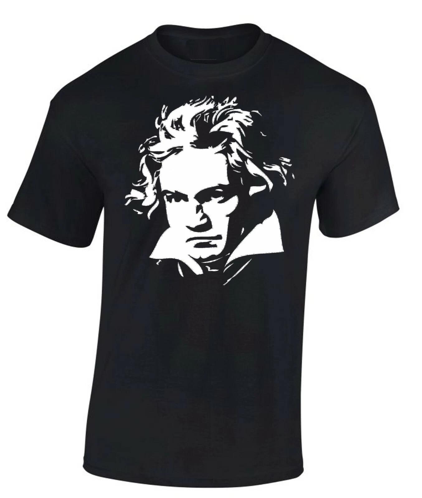 Men s Ludwig van Beethoven T-Shirt Classical Music Legend Composer Mozart 4XL