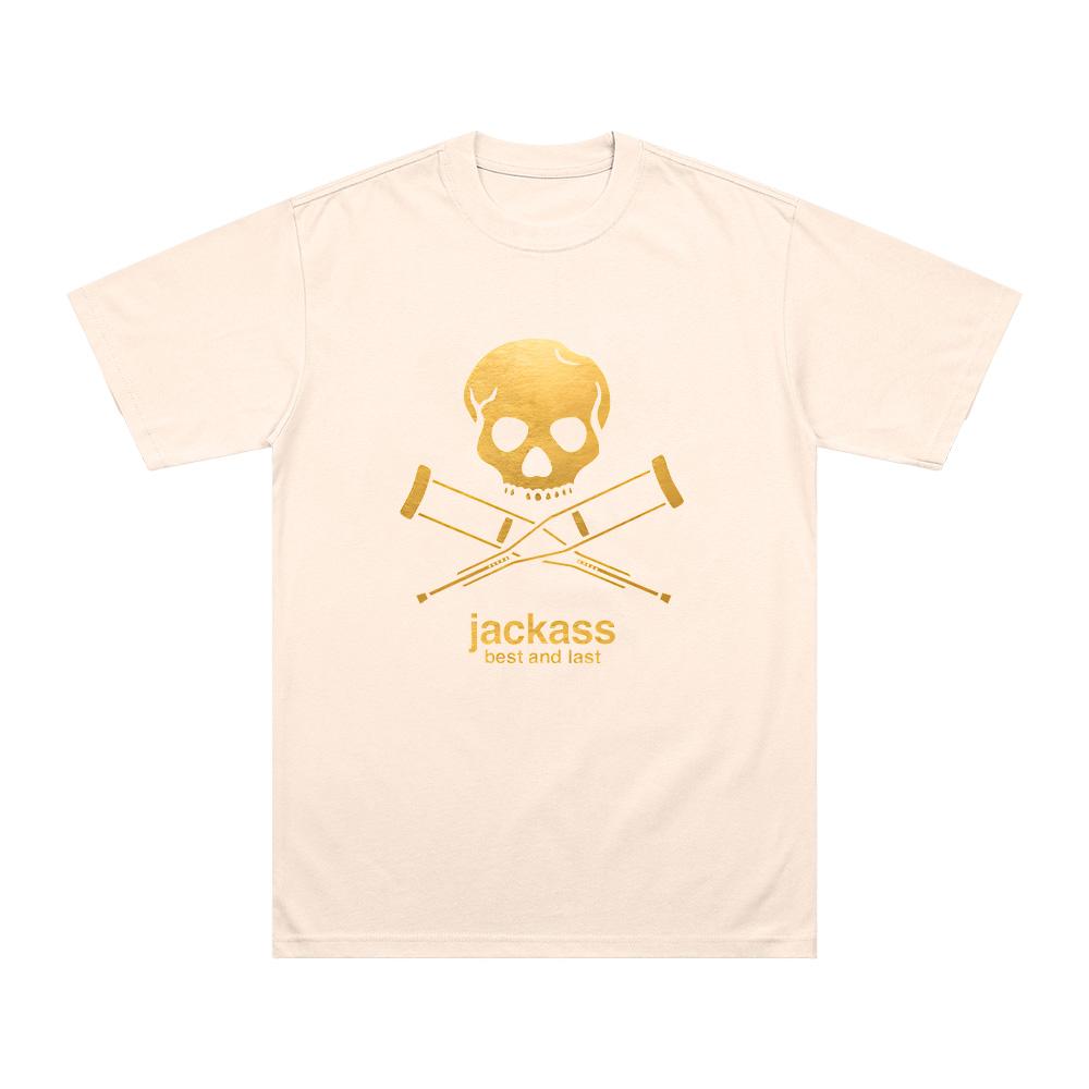 

Jackass Best and Last Fashion Mens Logo Graphic Printed T Shirts Fashion Classic Tee Cotton Comfortable Unisex Tops M пісочний