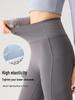 Women's Cloud Feeling Ice Silk Pocket Yoga Pants - Summer Slimming, Hip-Lifting, Sporty Outdoor Wear