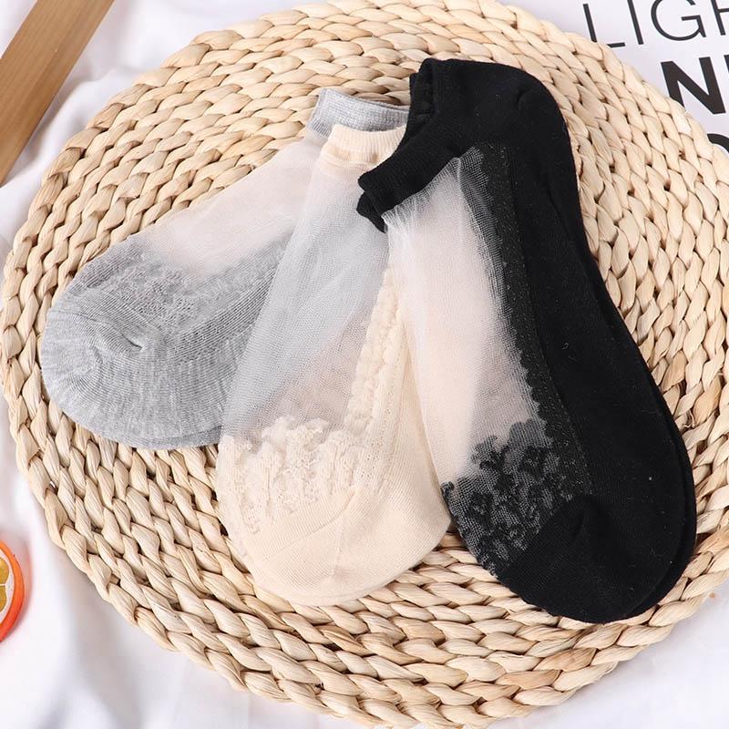 

3 пары новых элегантных женских хлопковых удобных однотонных носков-подследников для весны и лета One Size