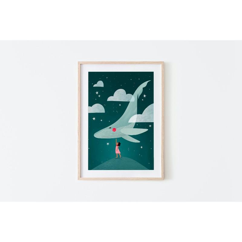 1pc Children's Day Art Poster Colorful Children's Animals Nature Landscape Botanical Illustration Children's Room Nursery Decor