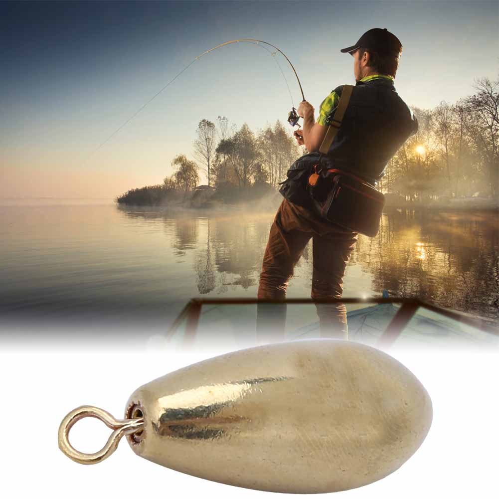 5pcs Bag Outdoor Fishing Copper Sinkers Weights Anglers Tackle Accessory (5g)