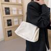 Stylish Spring New Fashionable Single Shoulder Chain Bag With Vintage Appeal And Large Capacity In Black White Pink Or Silver