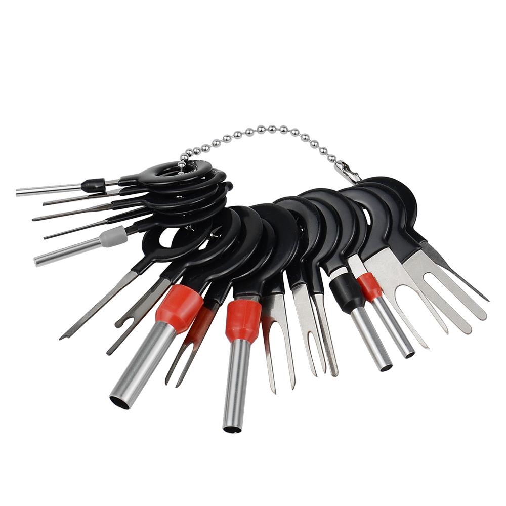 3/8/18/38/41pcs Car Terminal Removal Tool Wire Plug Connector Extractor Puller Release Pin Extractor Kit For CarPlug Repair Tool