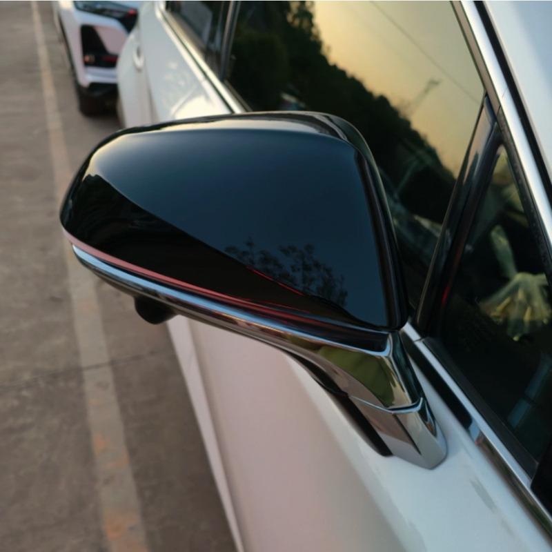 For Mazda 3 Axela BP -2025 Car Sticker Car Rearview Mirror Cover Shell Housing Wing Side Mirror Cap With Color