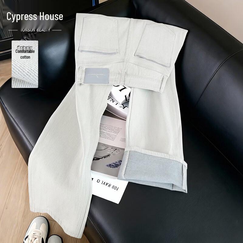 

Women s Washed Wide-Leg Denim Pants L