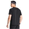Under Armour Outdoor Knitted Training Breathable Solid Color Simple Versatile Fitness Short Sleeve T-Shirt Men tops Black 6014376-001