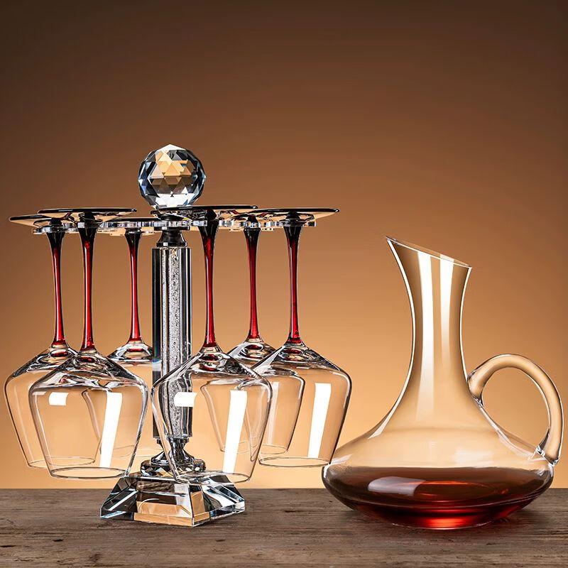 European Crystal Wine Glass & Decanter Set