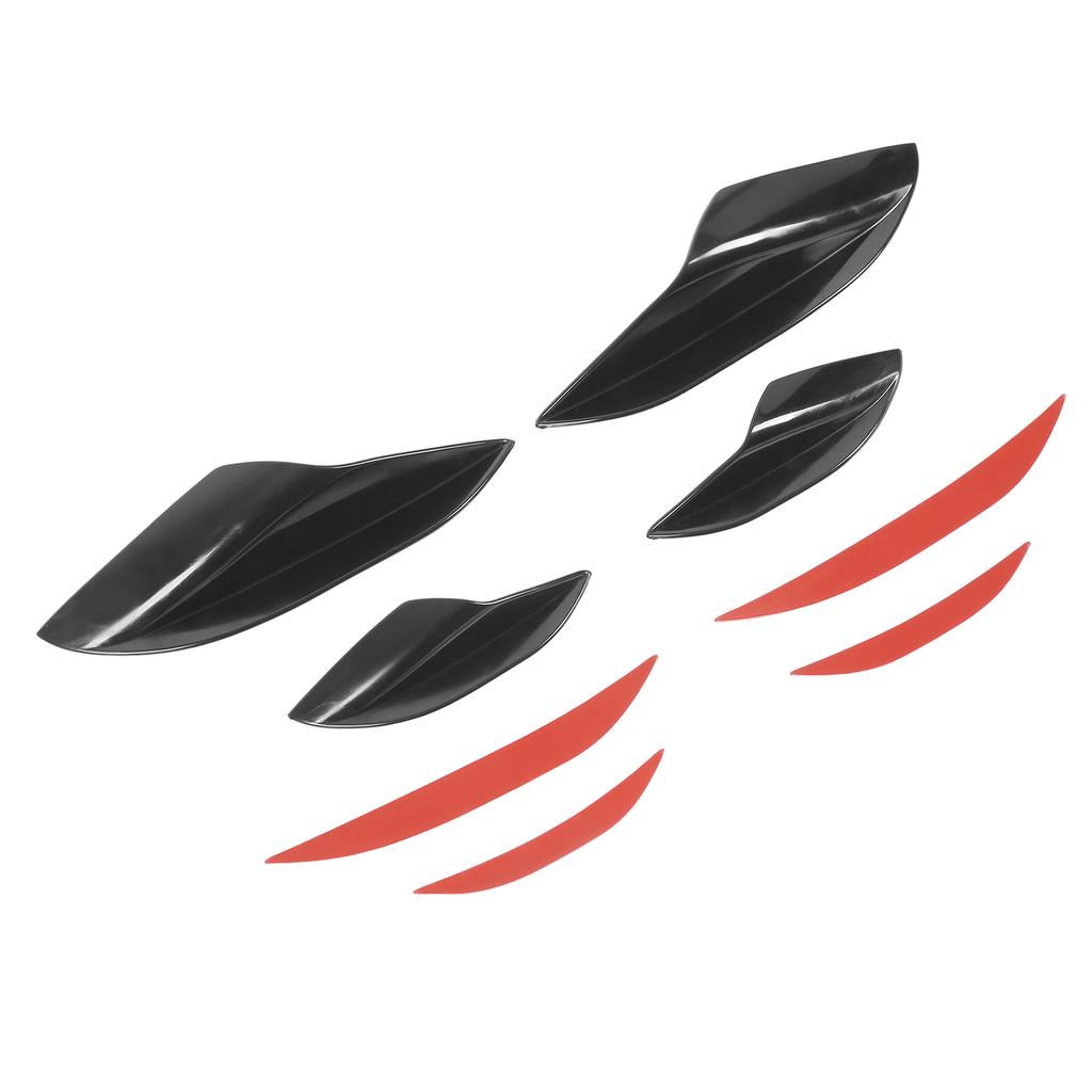 Alettone Paraurti Auto Paraurti Anteriore Splitter Laterali Canards Labbro Spoiler Deflettore Sostituzione per Mitsubishi