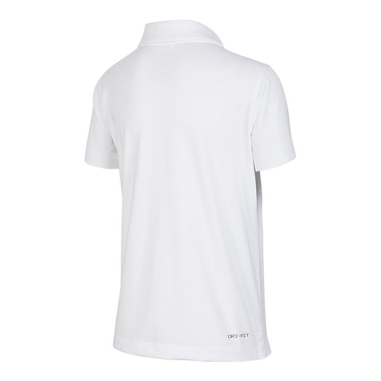 Nike Dri-Fit T-Shirt Stock Fashion Quick-Dry Versatile Short Sleeve Tennis Jersey Kids Tops White IB8817-100