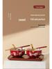 Double Happiness Red Bowl & Chopsticks Set - Wedding, Housewarming, Birthday, Anniversary Gift